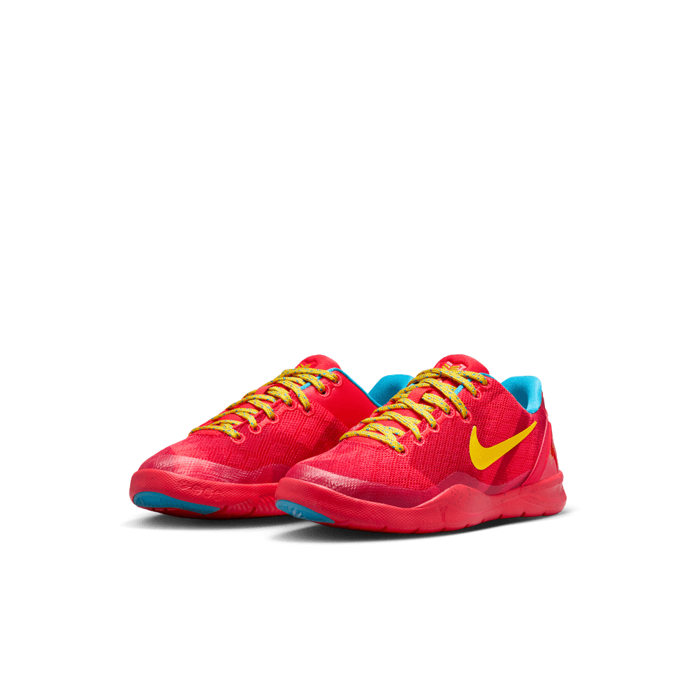 Kobe Bryant Kobe VIII Little Kids' Basketball Shoes (PS) 'Crimson/Citron/Blue'