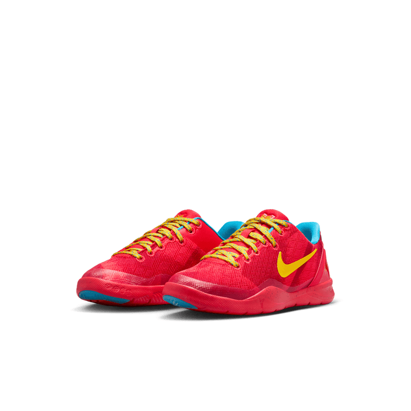 Kobe Bryant Kobe VIII Little Kids' Basketball Shoes (PS) 'Crimson/Citron/Blue'