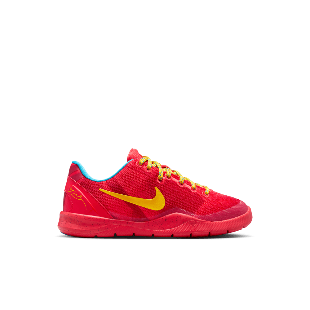 Kobe Bryant Kobe VIII Little Kids' Basketball Shoes (PS) 'Crimson/Citron/Blue'
