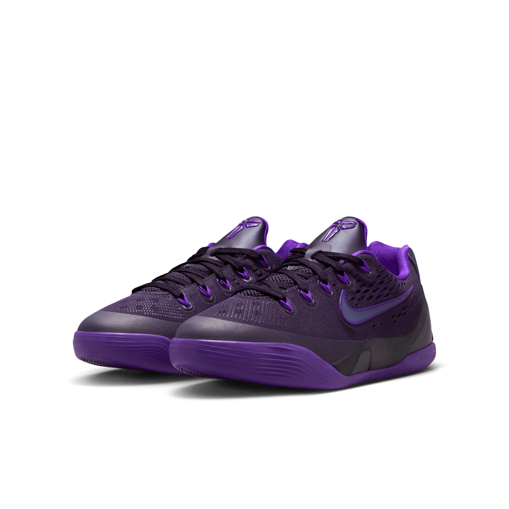 Kobe Bryant Kobe IX Low EM "Stitches" Big Kids' Basketball Shoes (GS) 'Purple Dynasty'