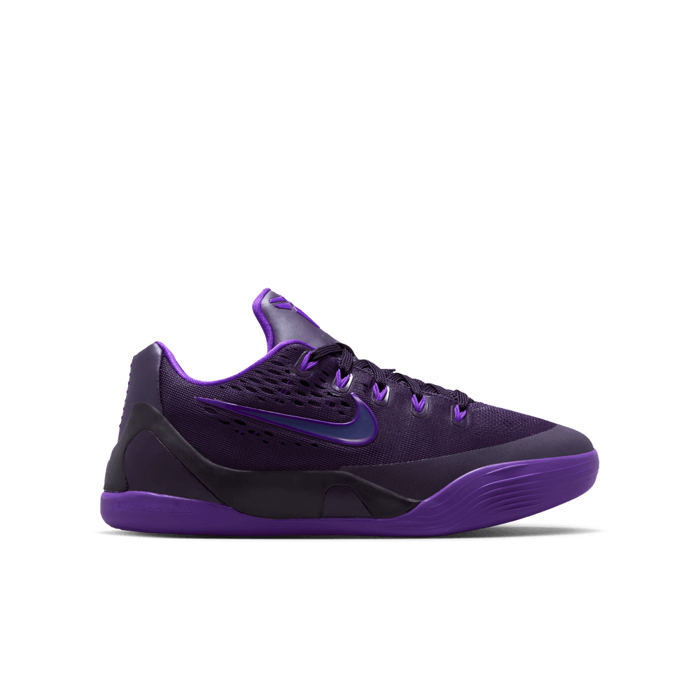 Kobe Bryant Kobe IX Low EM "Stitches" Big Kids' Basketball Shoes (GS) 'Purple Dynasty'