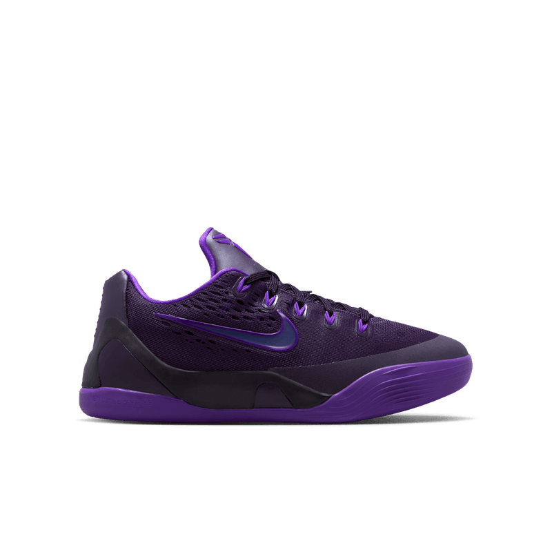 Kobe Bryant Kobe IX Low EM "Stitches" Big Kids' Basketball Shoes (GS) 'Purple Dynasty'