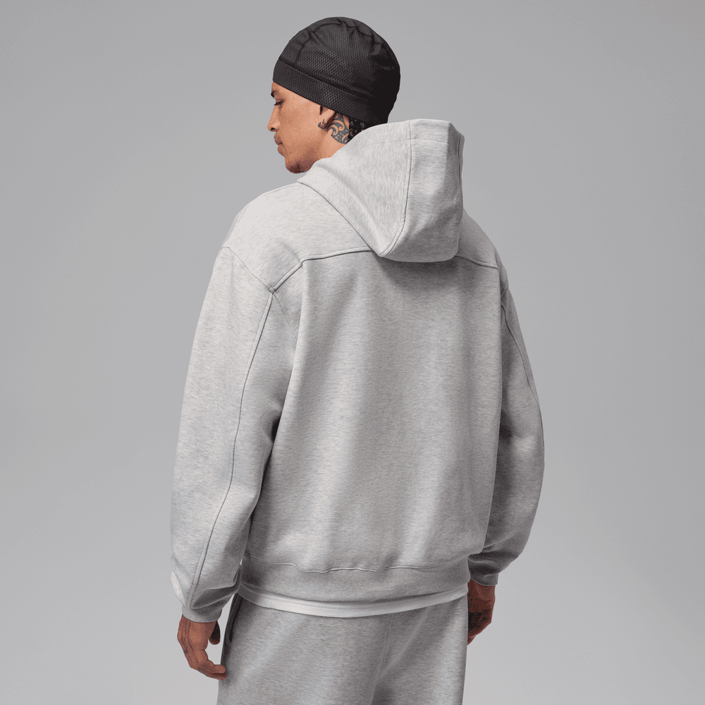 Jordan Sport Hoop Fleece Men's Dri-FIT Full-Zip Hoodie 'Grey Heather'