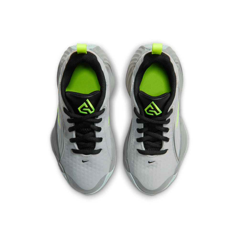 Giannis Antetokounmpo Giannis Immortality 5 Little Kids' Basketball Shoes (PS) 'Silver/Volt/Black'