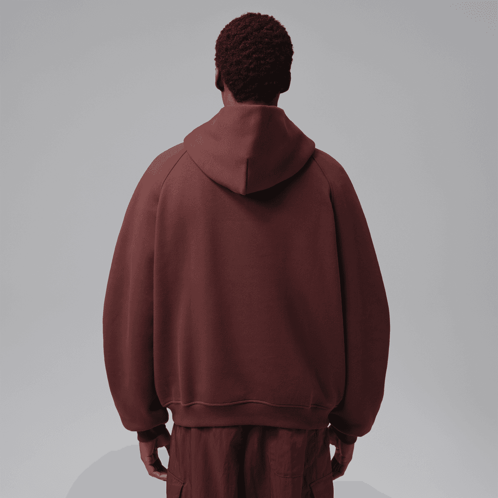 Jordan Brooklyn Men's Oversized Fleece Pullover Hoodie 'Bronze Eclipse'