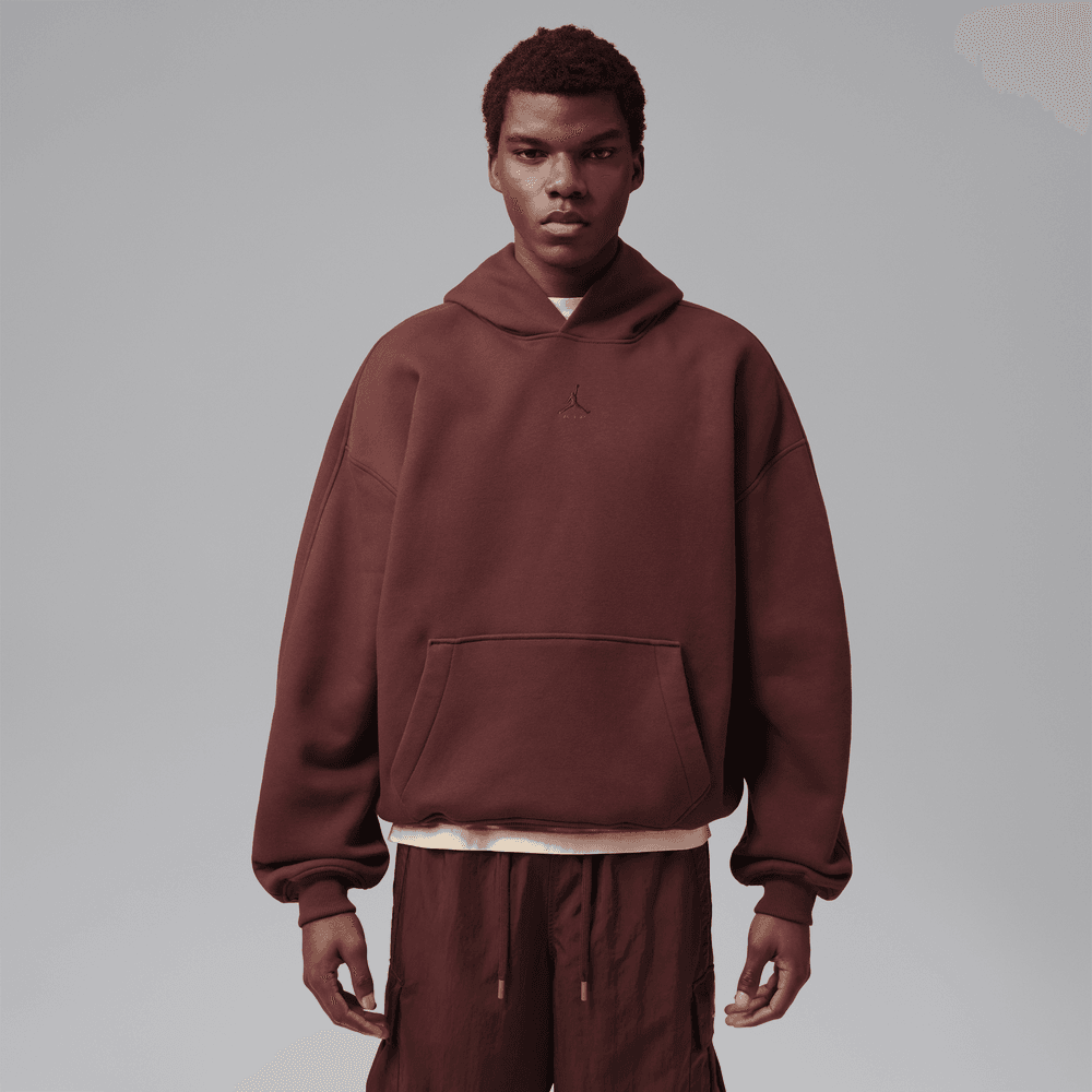 Jordan Brooklyn Men's Oversized Fleece Pullover Hoodie 'Bronze Eclipse'