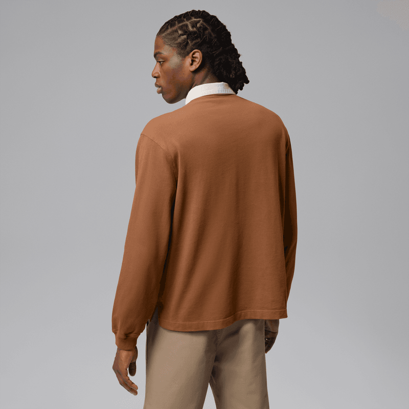 Jordan Flight Essentials Men's Rugby Top 'British Tan'