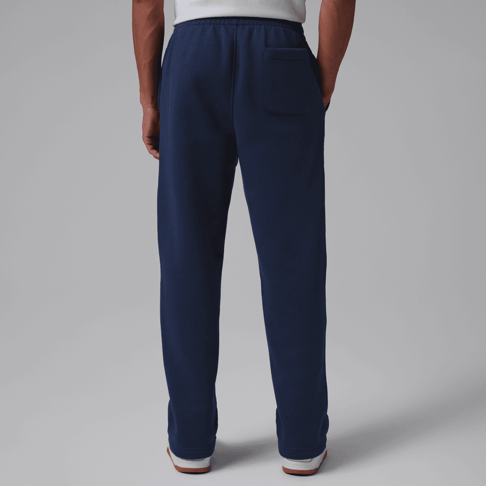 Jordan Brooklyn Men's Statement Fleece Open-Hem Pants 'College Navy'