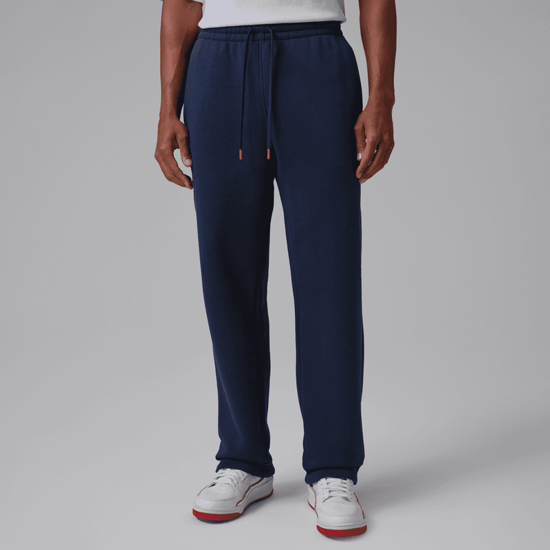 Jordan Brooklyn Men's Statement Fleece Open-Hem Pants 'College Navy'