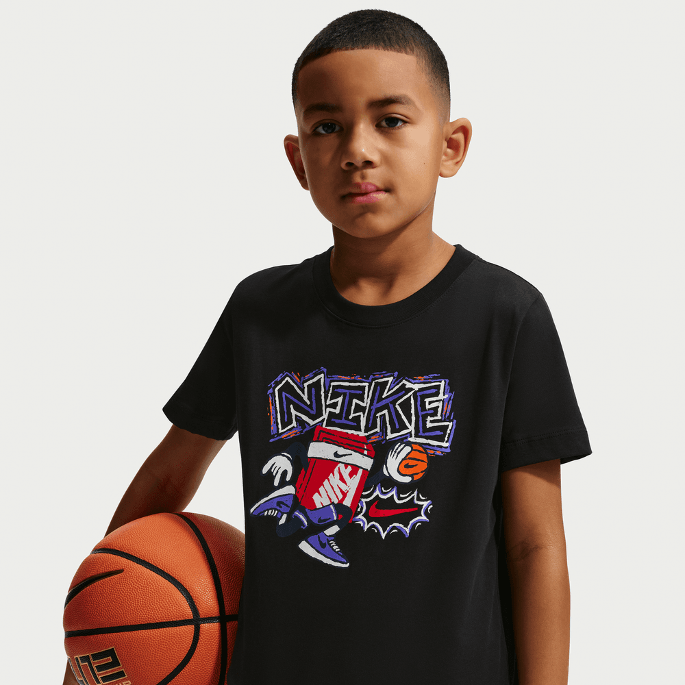 Nike Sportswear Big Kids' T-Shirt 'Black'