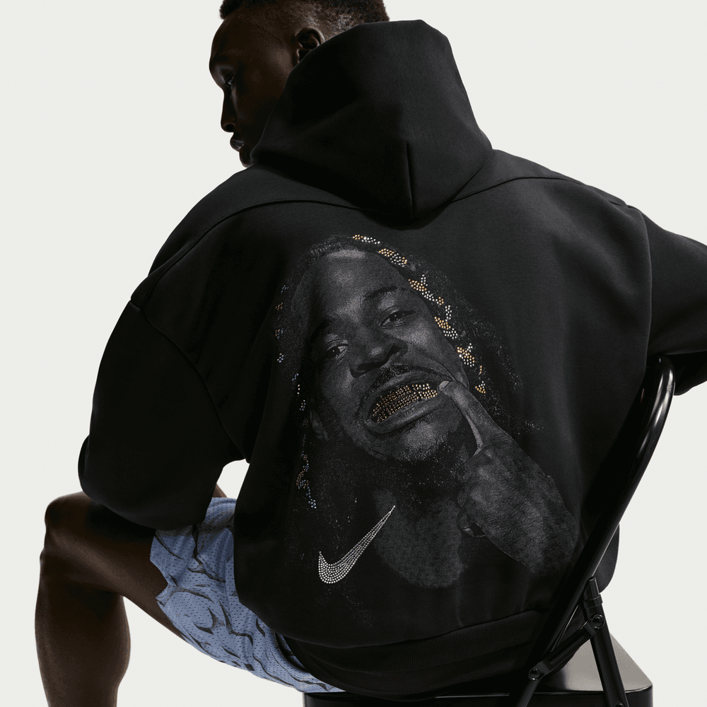 Ja Morant Ja Men's Nike Therma-FIT Pullover Basketball Hoodie 'Black'