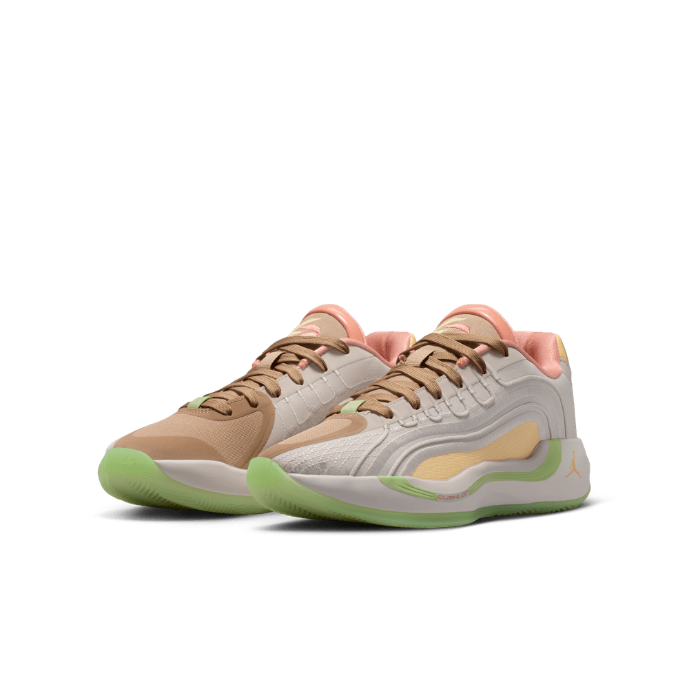 Luka Doncic Luka 4 "Light Orewood and Tangerine" Big Kids' Basketball Shoes (GS) 'Orewood/Tangerine'