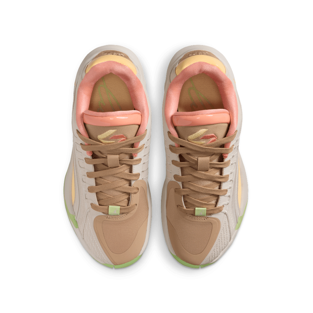 Luka Doncic Luka 4 "Light Orewood and Tangerine" Big Kids' Basketball Shoes (GS) 'Orewood/Tangerine'