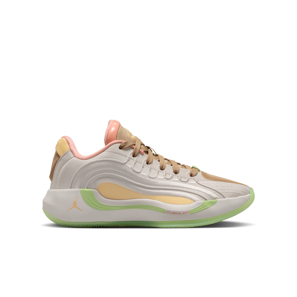 Luka Doncic Luka 4 "Light Orewood and Tangerine" Big Kids' Basketball Shoes (GS) 'Orewood/Tangerine'