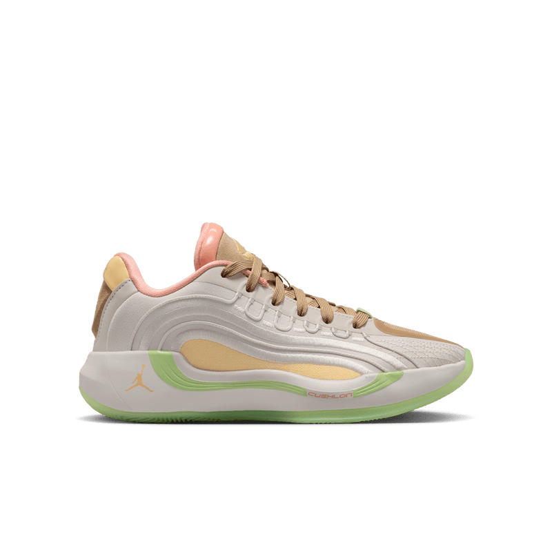 Luka Doncic Luka 4 "Light Orewood and Tangerine" Big Kids' Basketball Shoes (GS) 'Orewood/Tangerine'