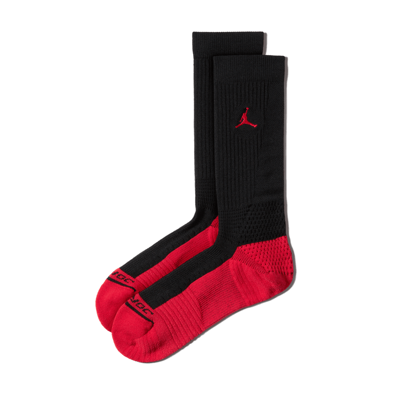 Jordan Elite Crew Socks (1 Pair) 'Black/Red'