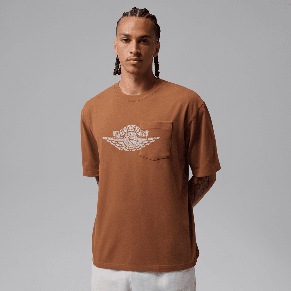 Jordan Flight Essentials Men's Pocket T-Shirt 'British Tan'