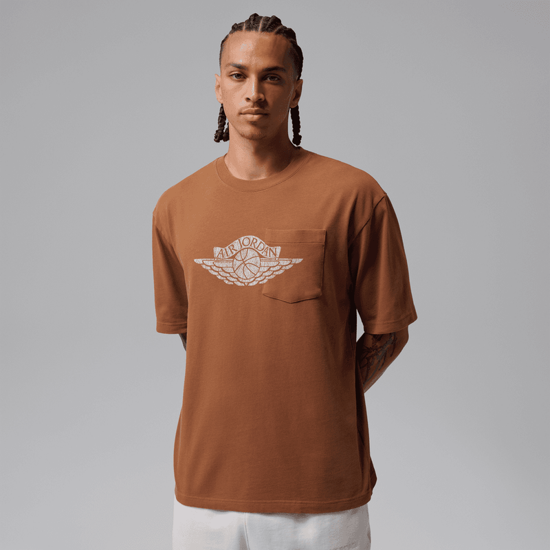 Jordan Flight Essentials Men's Pocket T-Shirt 'British Tan'