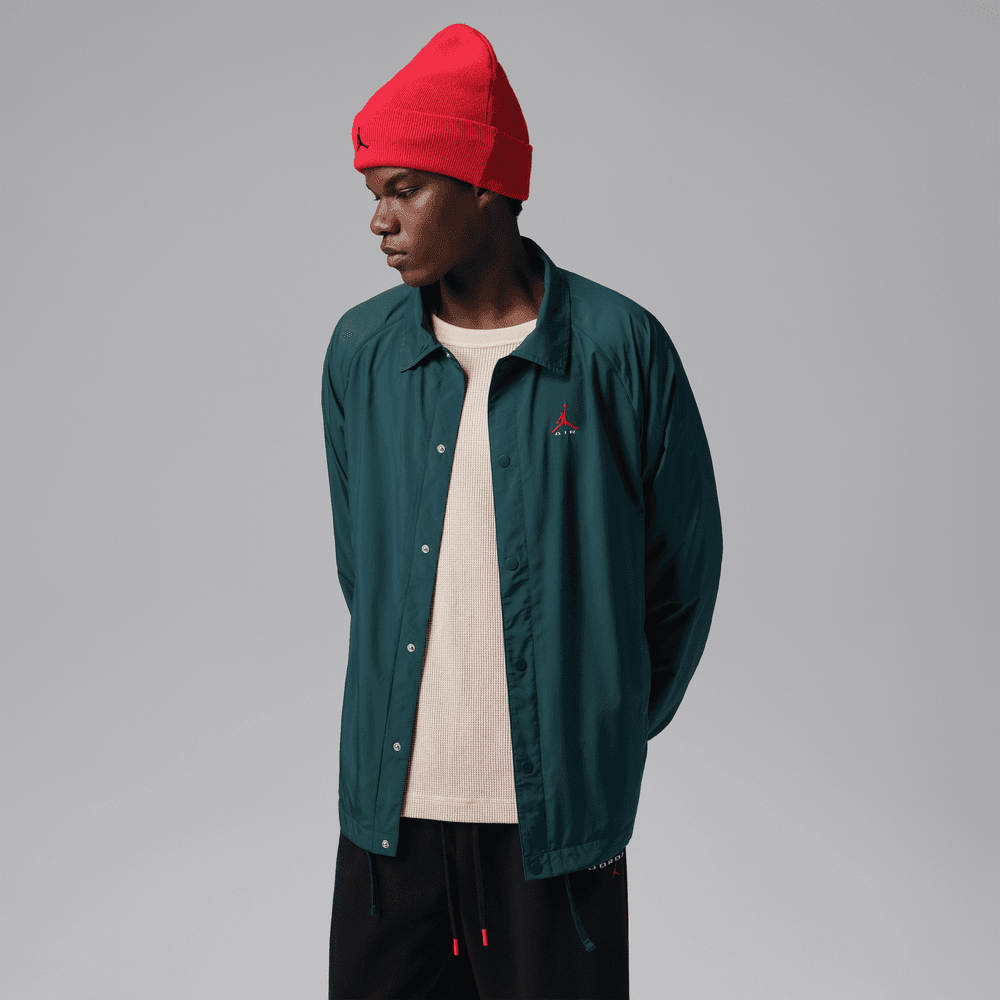 Jordan Brooklyn Men's Coaches Jacket 'Midnight Spruce'