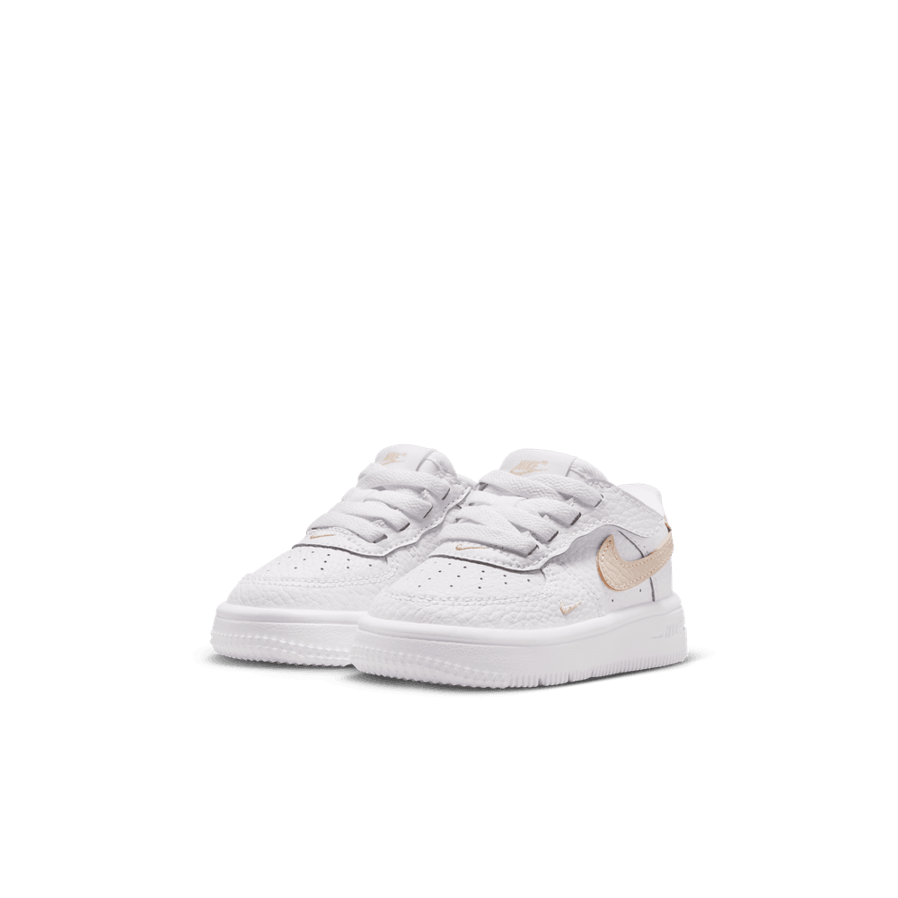 Nike Force 1 Low EasyOn Baby/Toddler Shoes (TD) 'White/Rattan'
