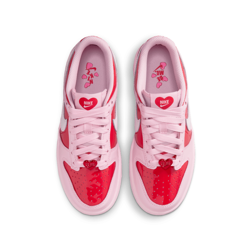 Nike Dunk Low Big Kids' Shoes (GS) 'Pink Foam/White/Crimson'