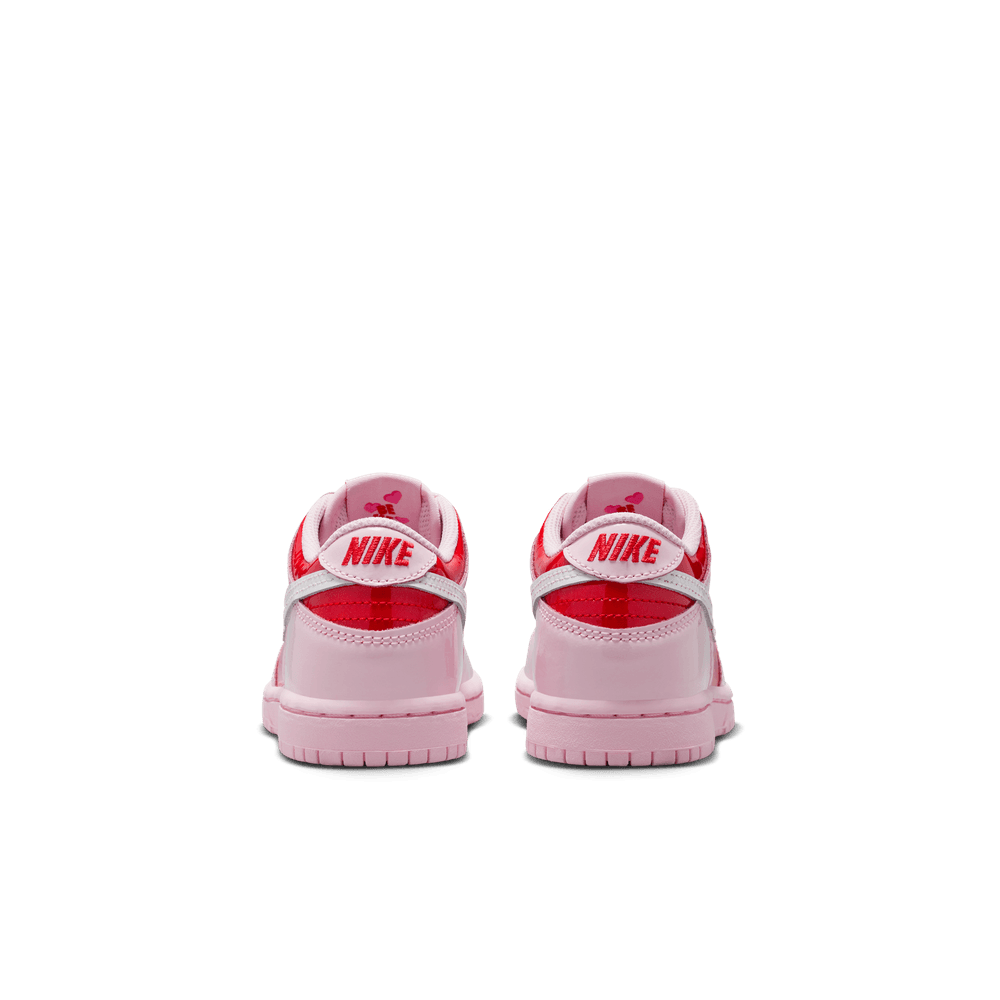 Nike Dunk Low Little Kids' Shoes (PS) 'Pink/White/Crimson'