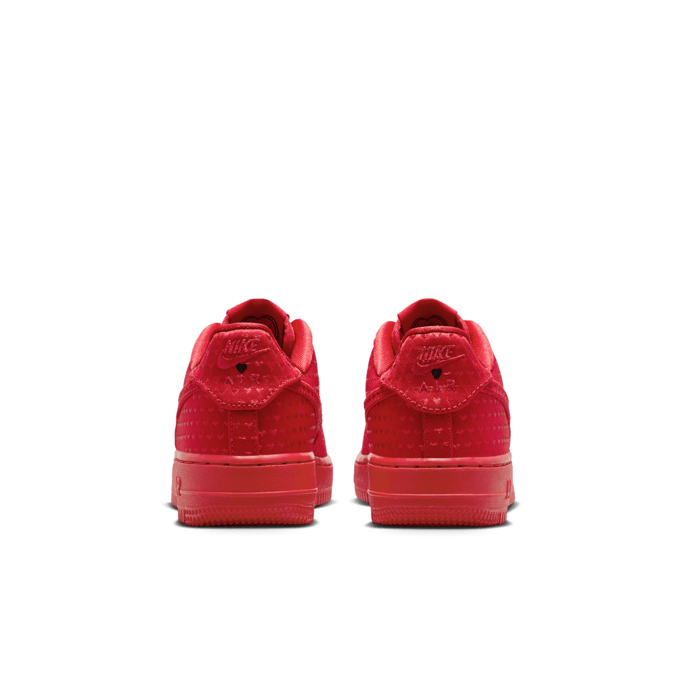 Nike Air Force 1 Big Kids' Shoes (GS) 'Red/Black'