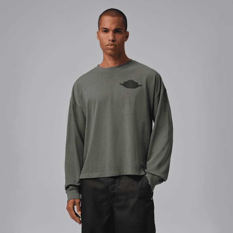 Jordan Wings Long Sleeve T-Shirt 'River Rock'