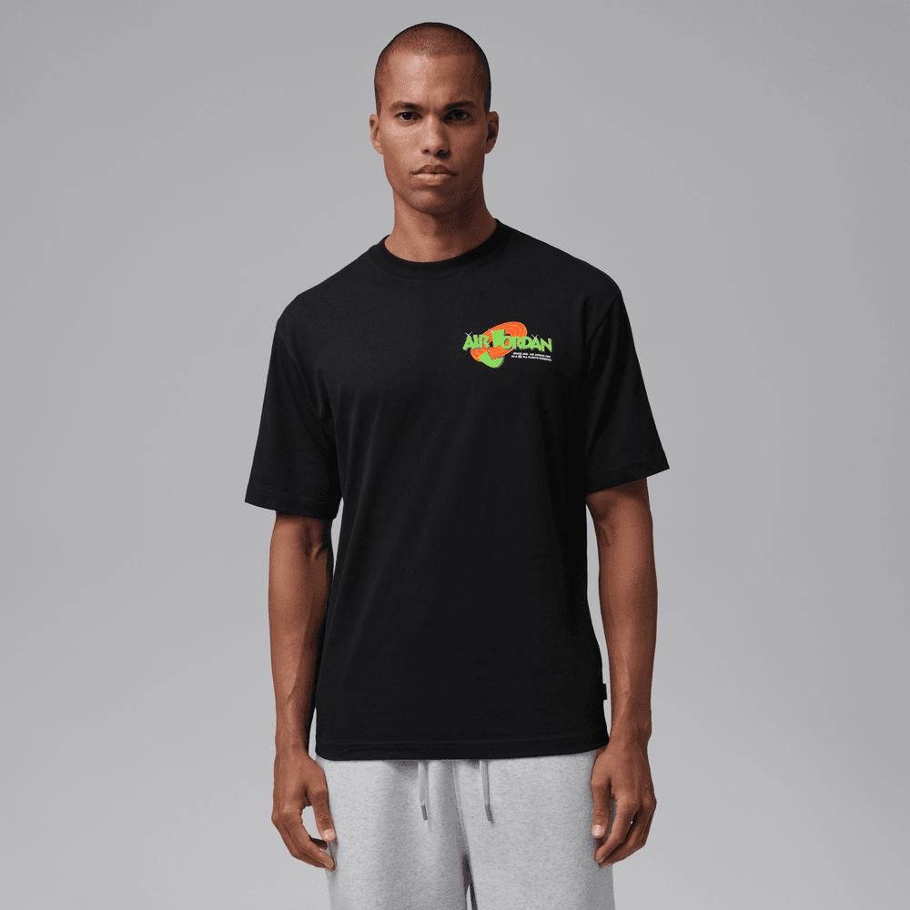 Jordan Brooklyn Space Jam Men's Crew-Neck T-Shirt 'Black'