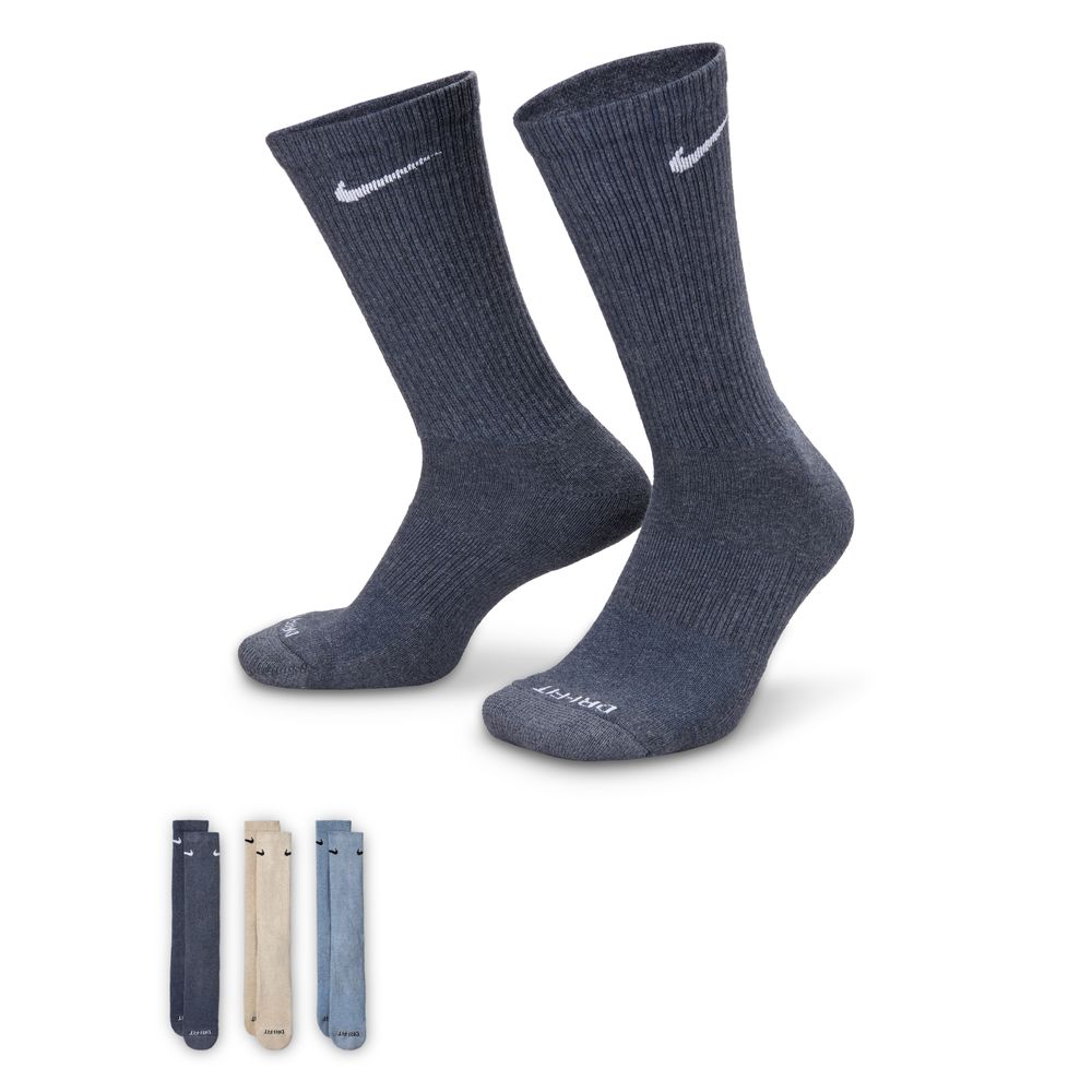 Nike Everyday Plus Cushioned Training Crew Socks (3 Pairs) 'Multi'