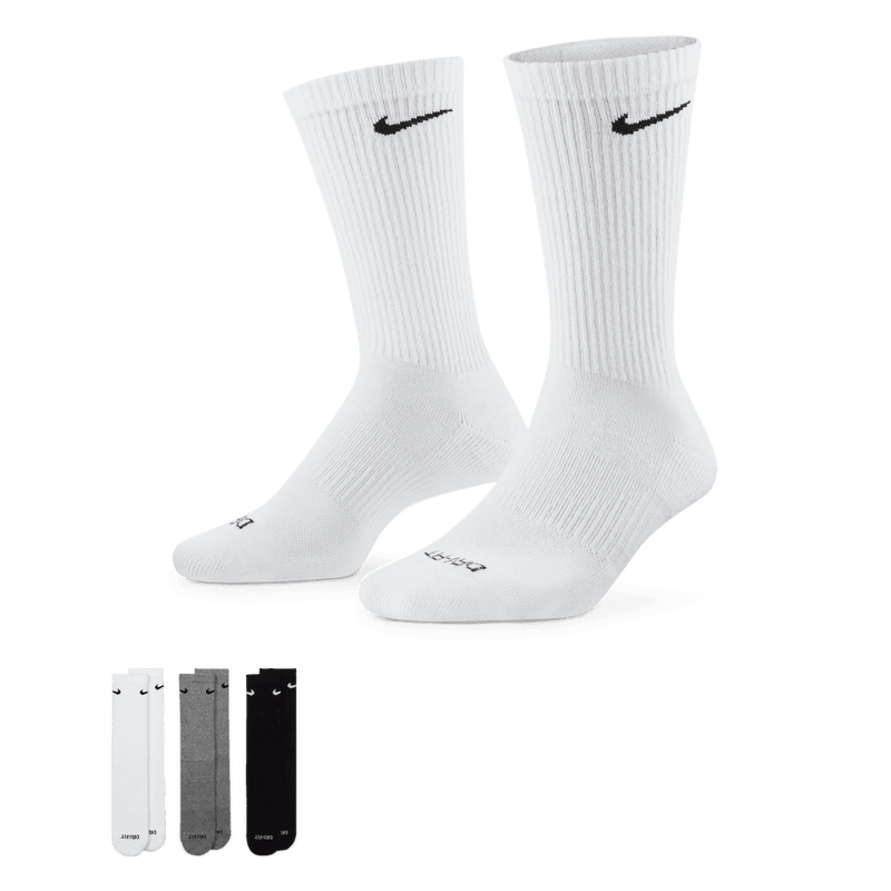 Nike Everyday Plus Cushioned Training Crew Socks (3 Pairs) 'Multi Color'