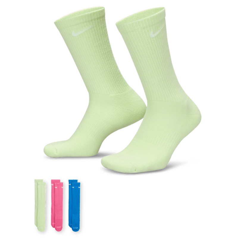 Nike Everyday Plus Cushioned Training Crew Socks (3 Pairs) 'Multi'