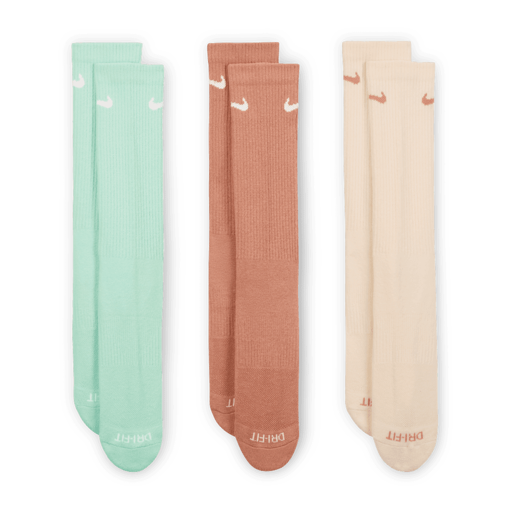 Nike Everyday Plus Cushioned Training Crew Socks (3 Pairs) 'Multi'