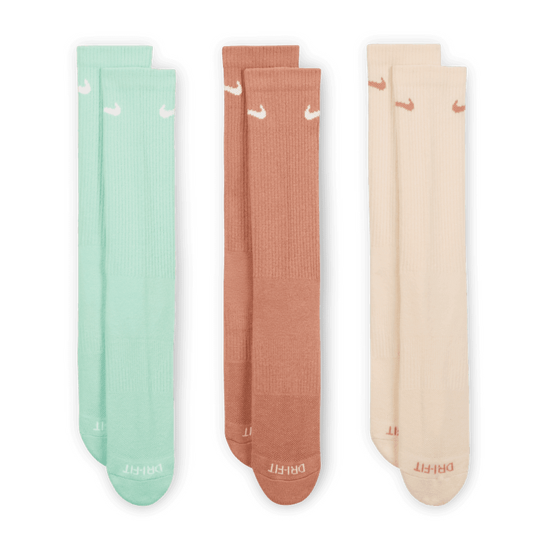 Nike Everyday Plus Cushioned Training Crew Socks (3 Pairs) 'Multi'