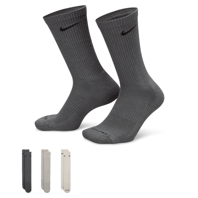 Nike Everyday Plus Cushioned Training Crew Socks (3 Pairs) 'Multi Color'