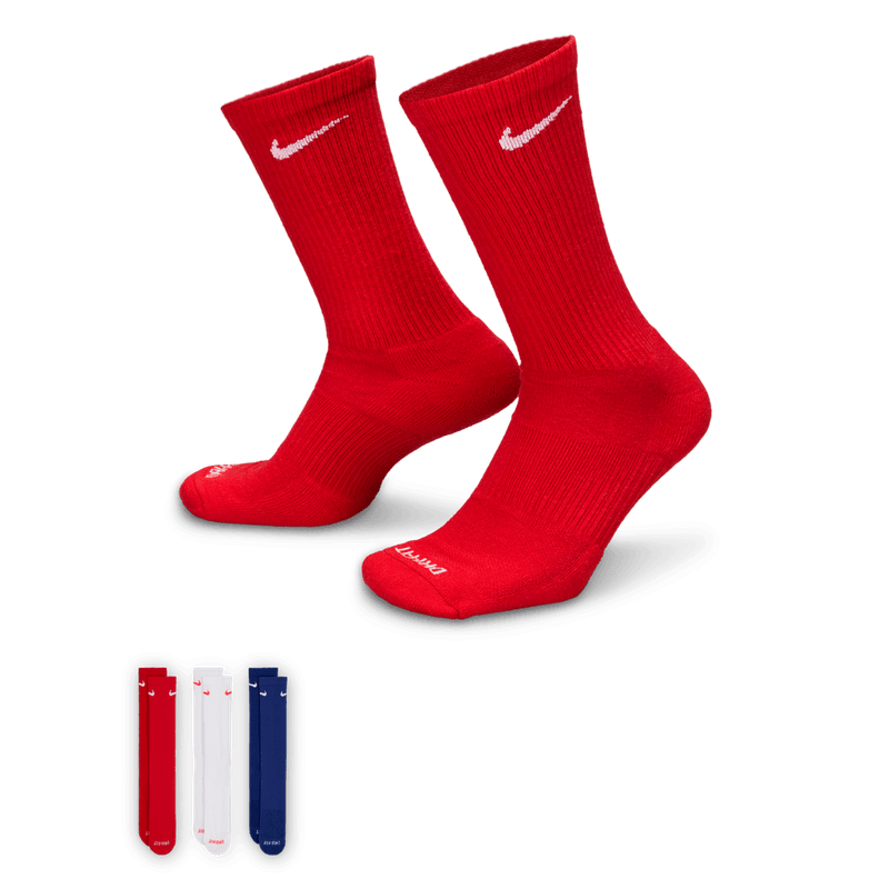 Nike Everyday Plus Cushioned Training Crew Socks (3 Pairs) 'Multi'