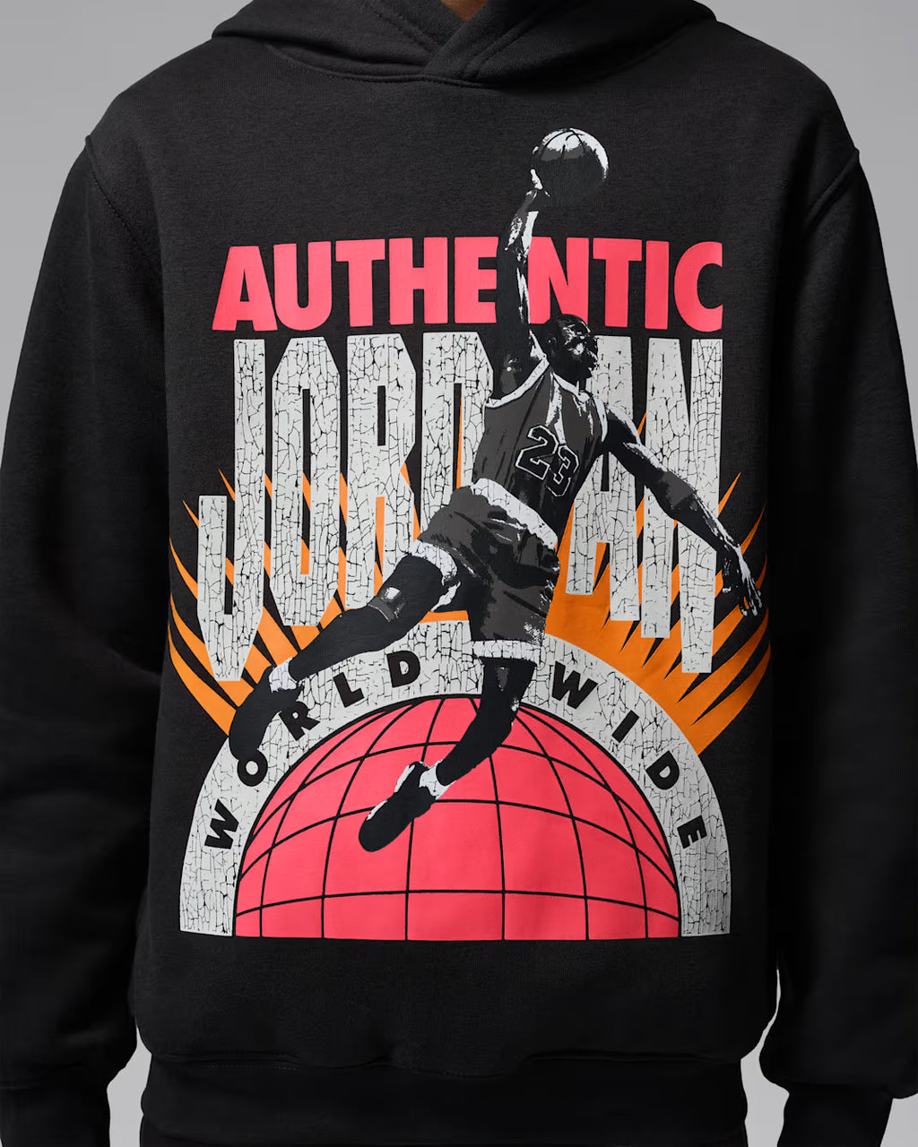 Jordan Big Kids Authentic Worldwide Hoodie