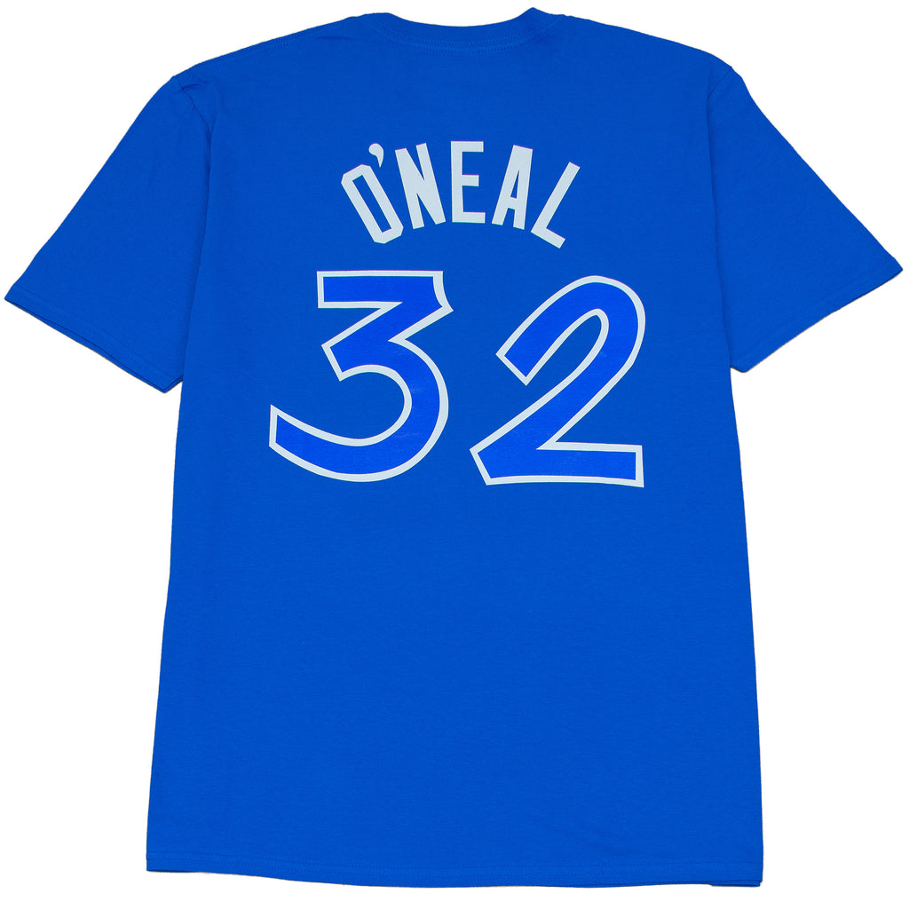 Mitchell & Ness NBA Hard Wood Classic Name & Number Tee T-shirt O'Neal Orlando Magic 'Blue'
