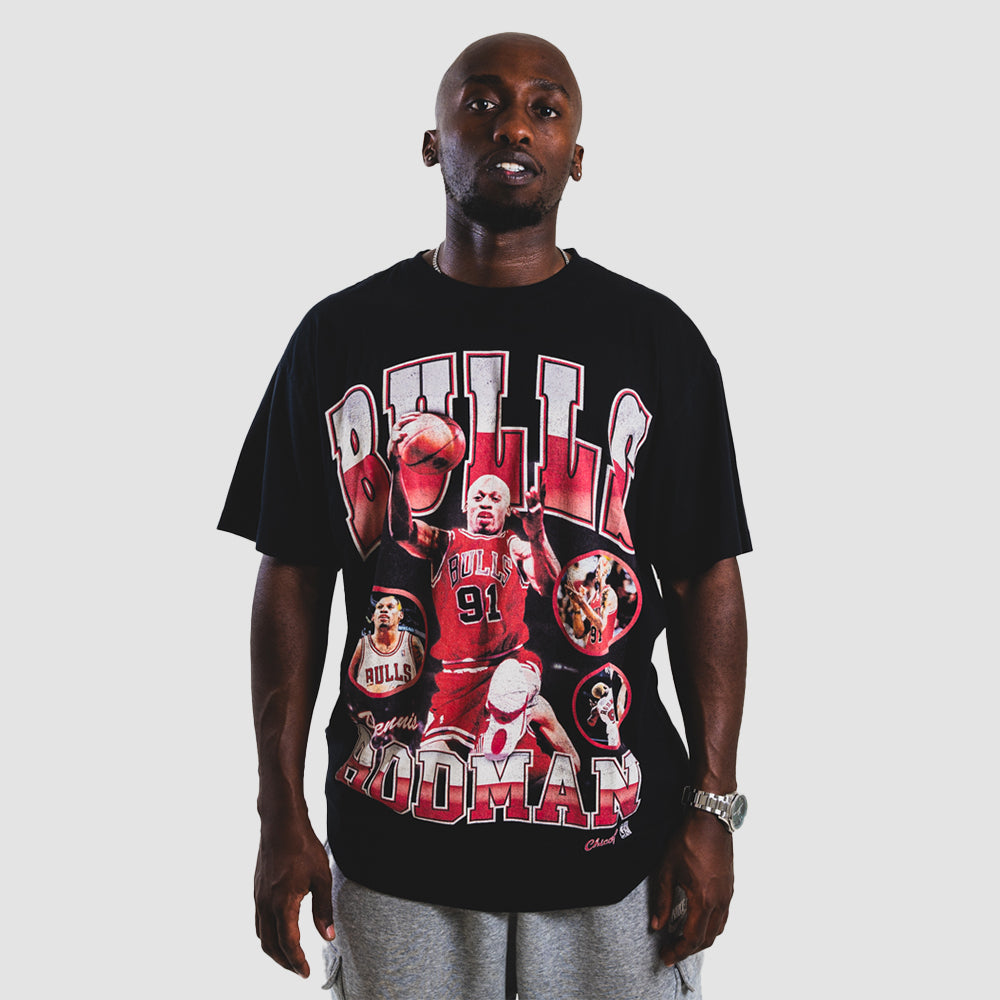 Mitchell & Ness Chicago Bulls Dennis Rodman Photo Tee 'Black'