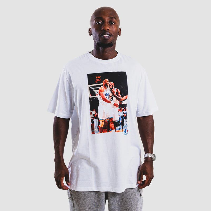 Mitchell & Ness NBA Player Photo Tee Charlotte Hornets 'White'