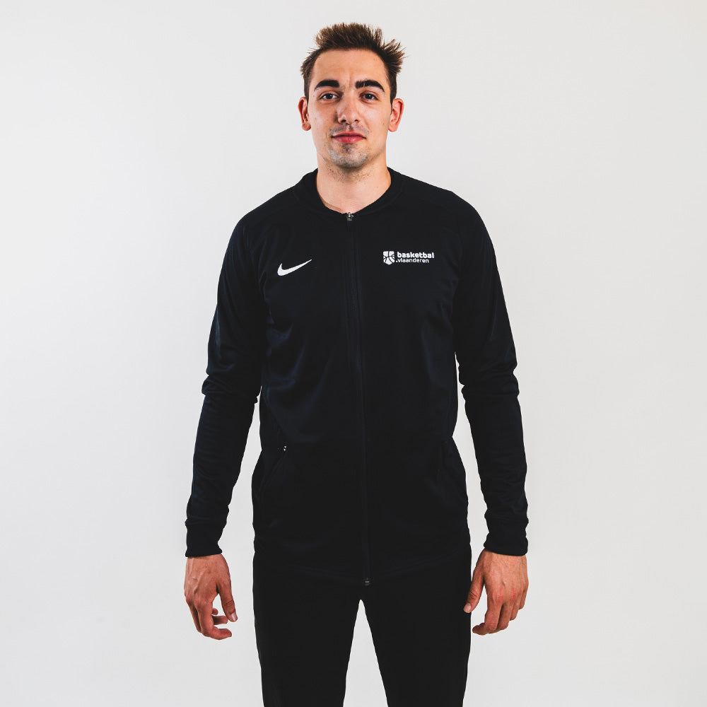 Basketbal.Vlaanderen Full Zip Jacket Men 'Black'