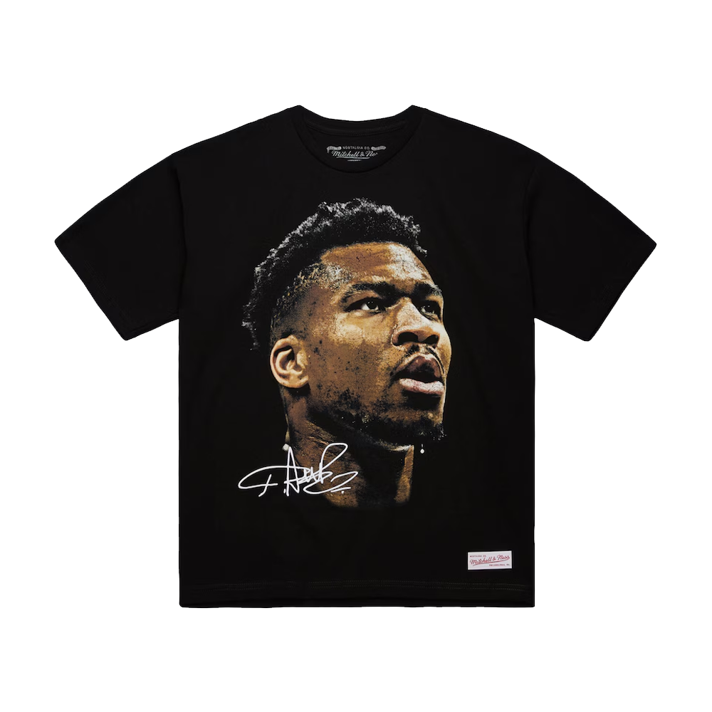 Giannis Antetokounmpo NBA Real Big Face Player T-Shirt 'Black'
