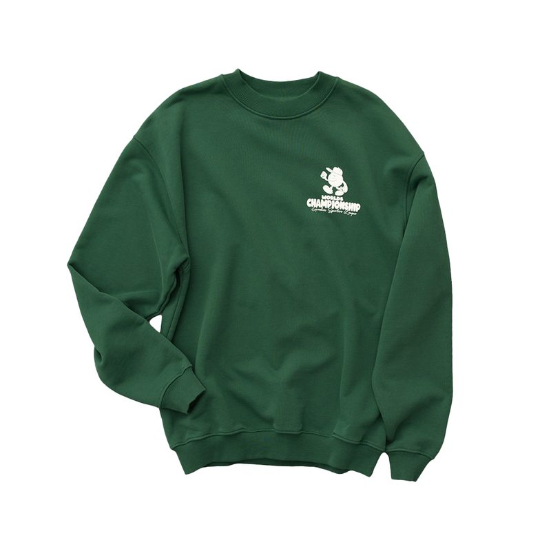 Goodies Sportive 550G Championship Crewneck Sweater 'Green'