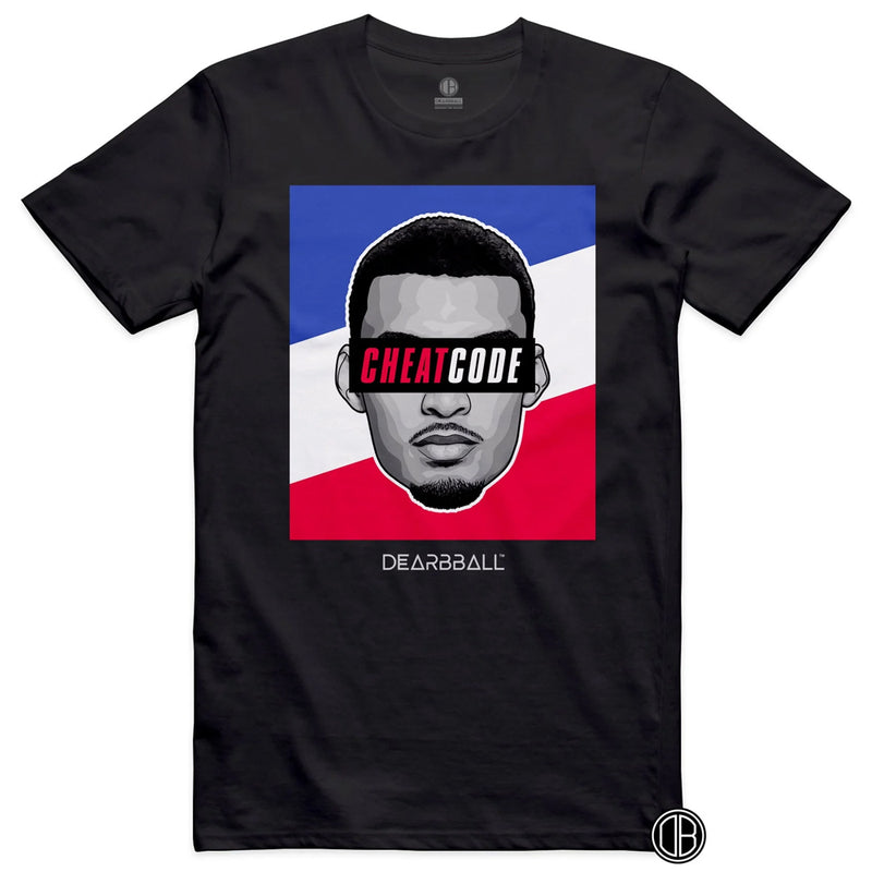 DearBBall Tee - Victor Wembanyama CheatCode France 'Black'