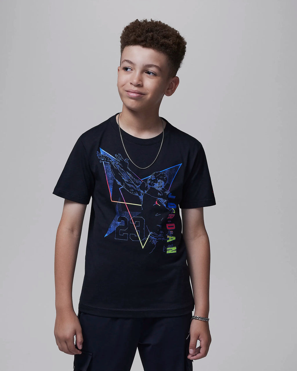 Jordan Big Kids' "Collect 'Em All" 23 T-Shirt 'Black'