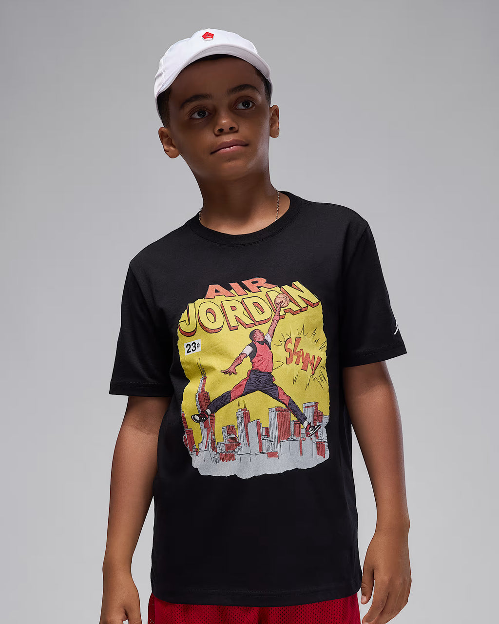 Jordan Big Kids' Comic Slam T-Shirt 'Black'