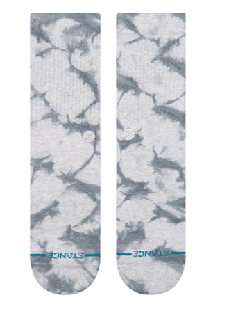 Stance Dyed Crew Socks in Icon Dye 'Grey'