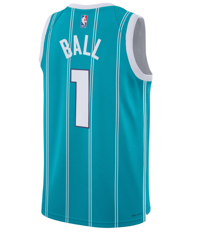 Jordan Lamelo Ball Charlotte Hornets Icon Swingman Kids Jersey 'Teal'