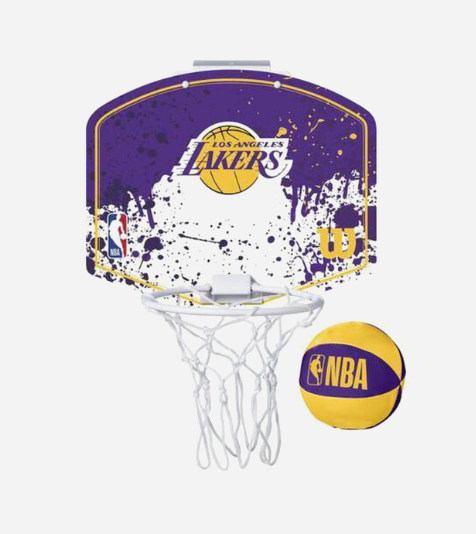 Wilson Los Angeles Lakers NBA Team Mini Hoop 'Purple'