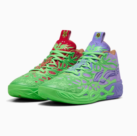 Puma MB.04 TMNT R&D 'Fluro Green/Red/Dark Amethyst'